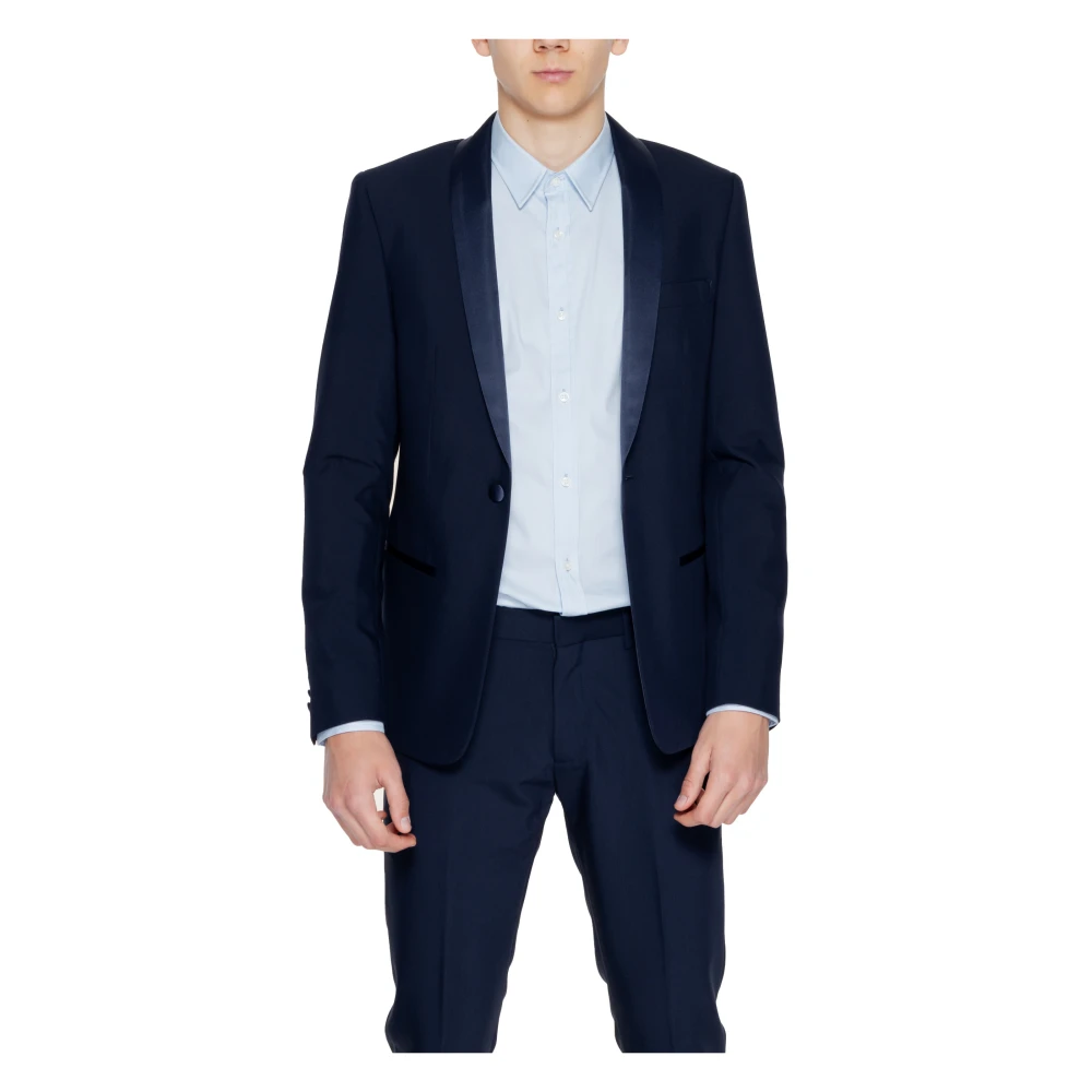 Antony Morato Heren Pak Jas Lente Zomer Collectie Blue Heren