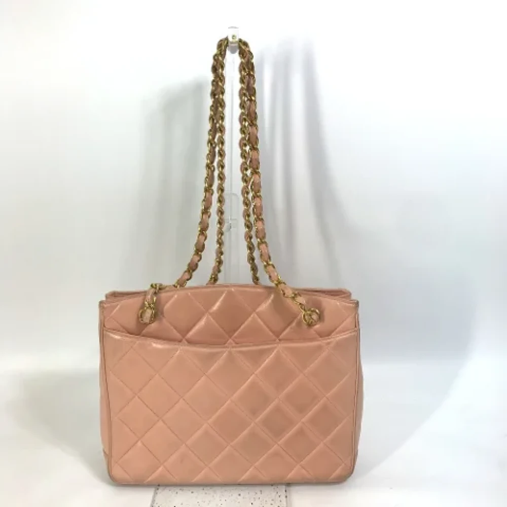 Chanel Vintage Pre-owned Fabric chanel-bags Pink Dames