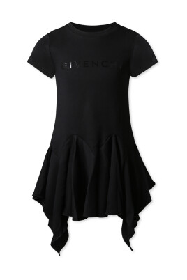 short-sleeved-casual-dress-with-ruffles