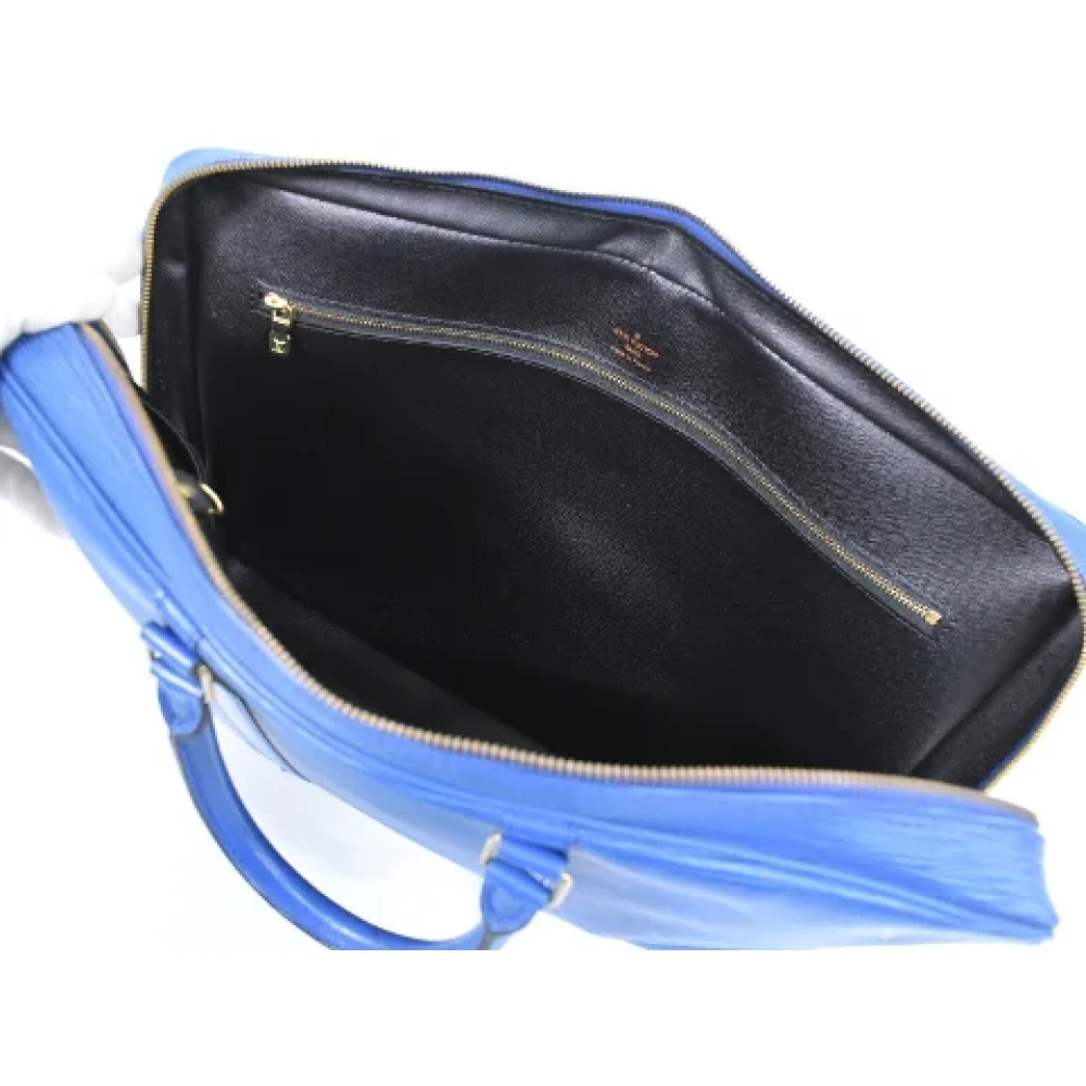 Louis Vuitton Vintage Pre-owned Leather louis-vuitton-bags Blue Dames