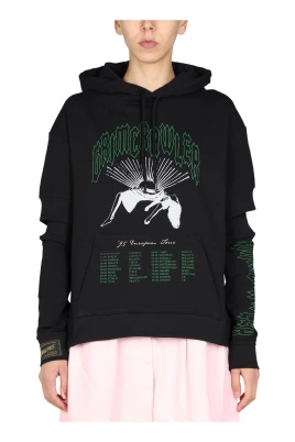 Hoodie med Separata Ärmar Grimcrawler