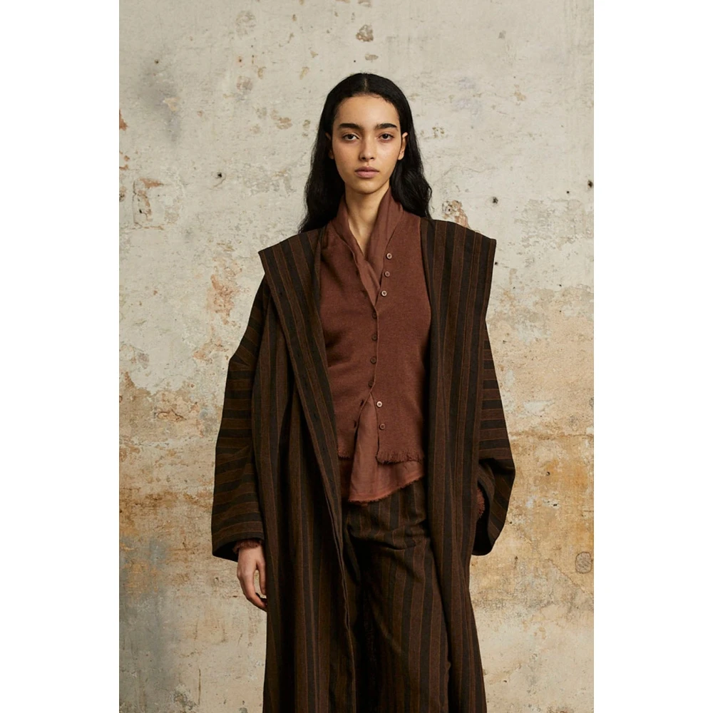 Cortana Ojala wollen en kasjmier vest blush Brown Dames