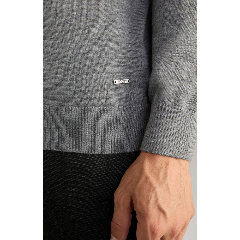 Joop! Grijze merinowol coltrui Gray Heren