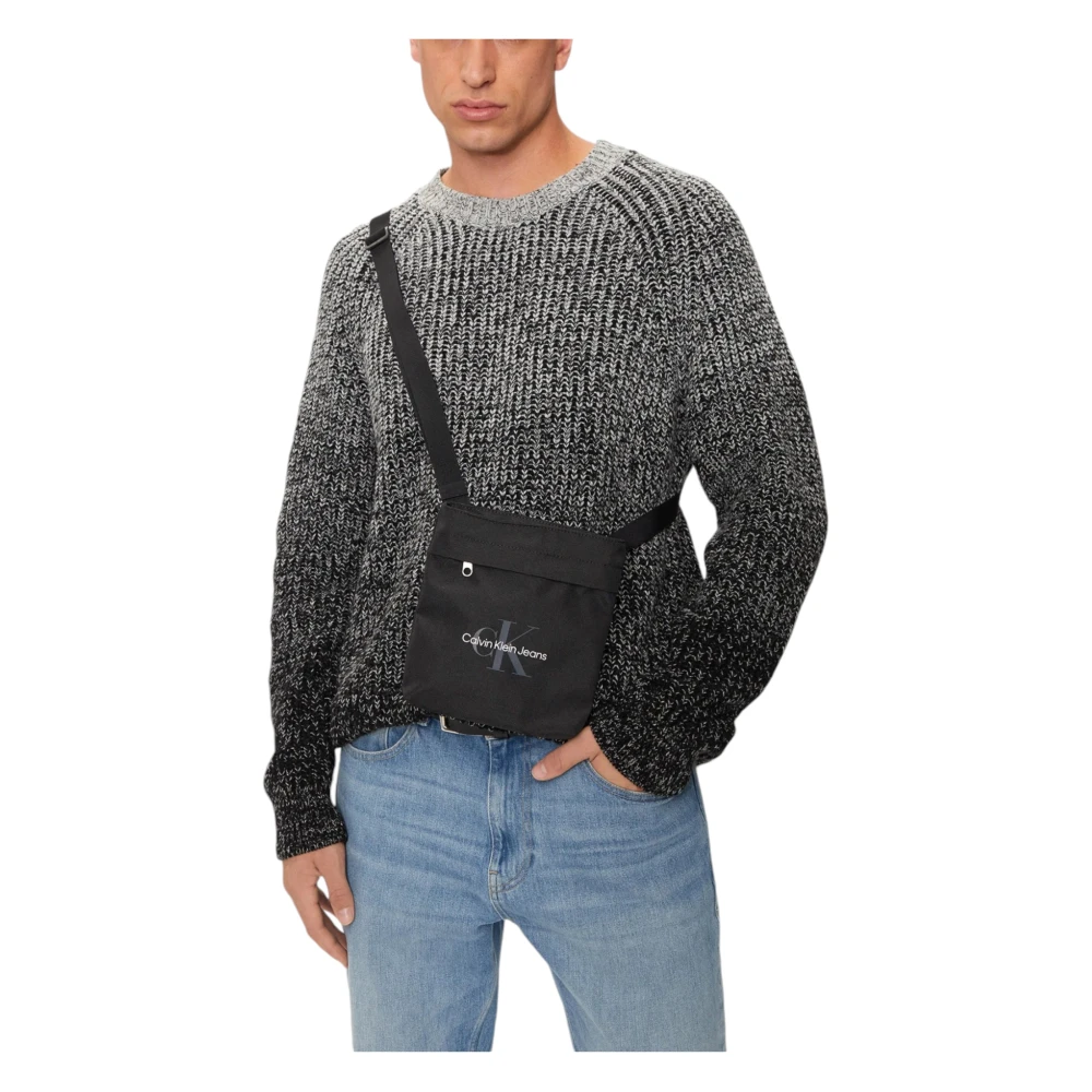 Calvin Klein Jeans Stijlvolle herentassen voor herfst winter Black Heren