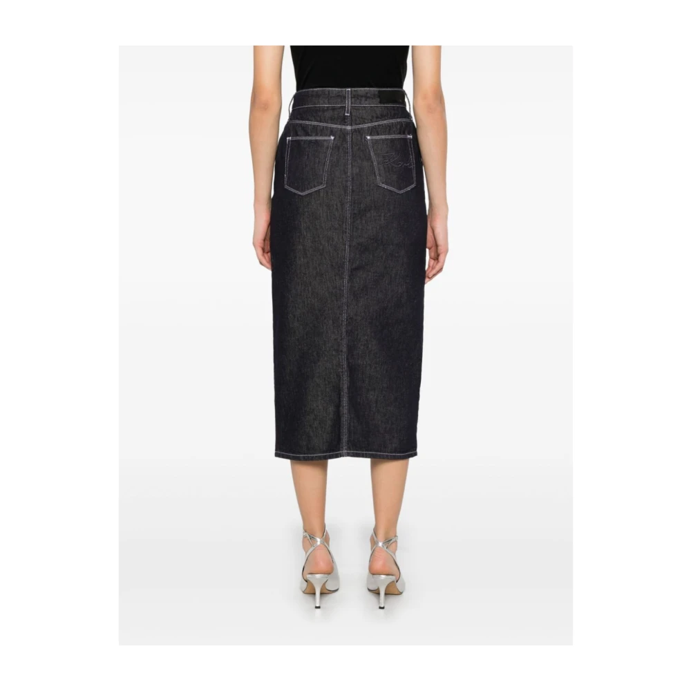 Karl Lagerfeld Denim ROK Blue Dames