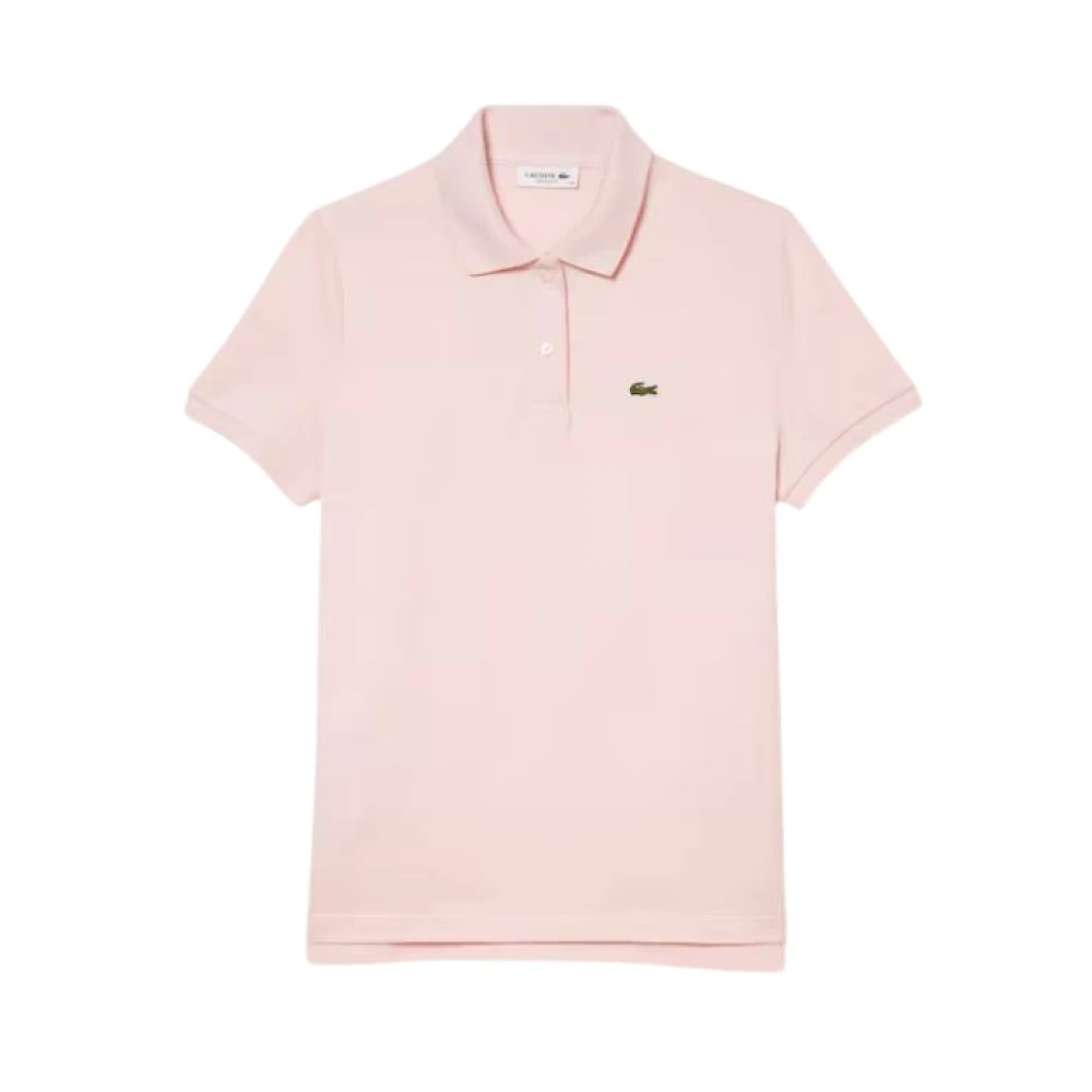 Lacoste Women's Pink Polo Shirts, Xs, Supple Petit Piqué Polo
