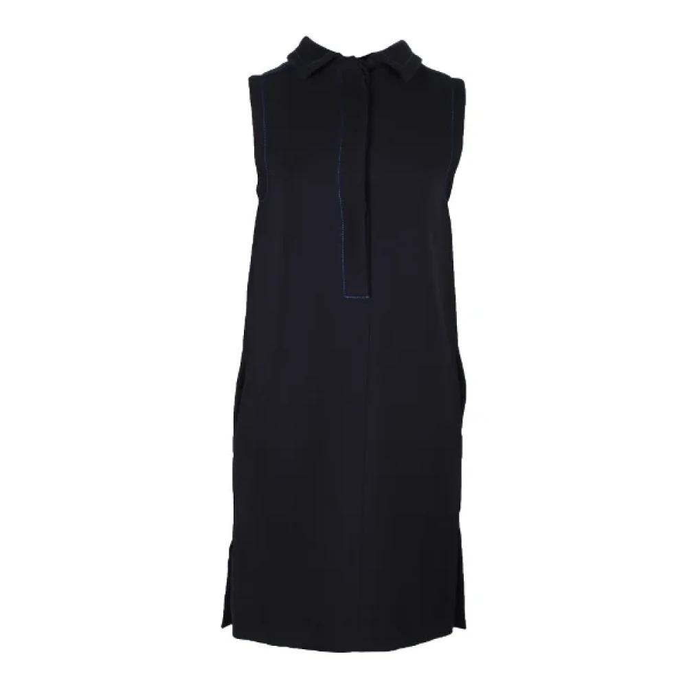 Marni Pre-owned Wool dresses Blue Dames