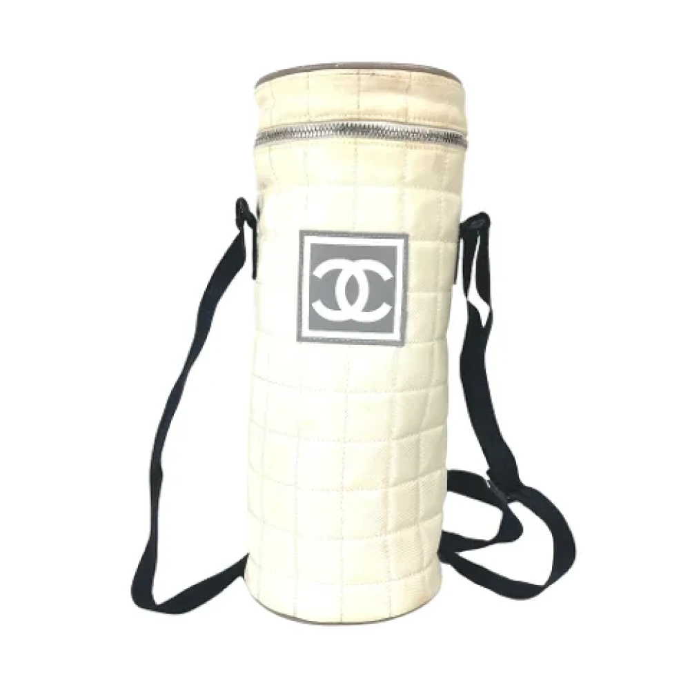 Chanel Vintage Pre-owned Fabric chanel-bags White Dames