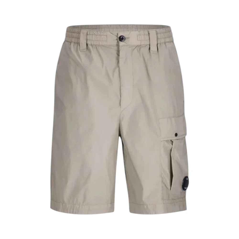 C.p. Company Men's Gray Casual Shorts, L, Bermuda Shorts