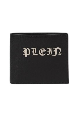 black-leather-logo-wallet