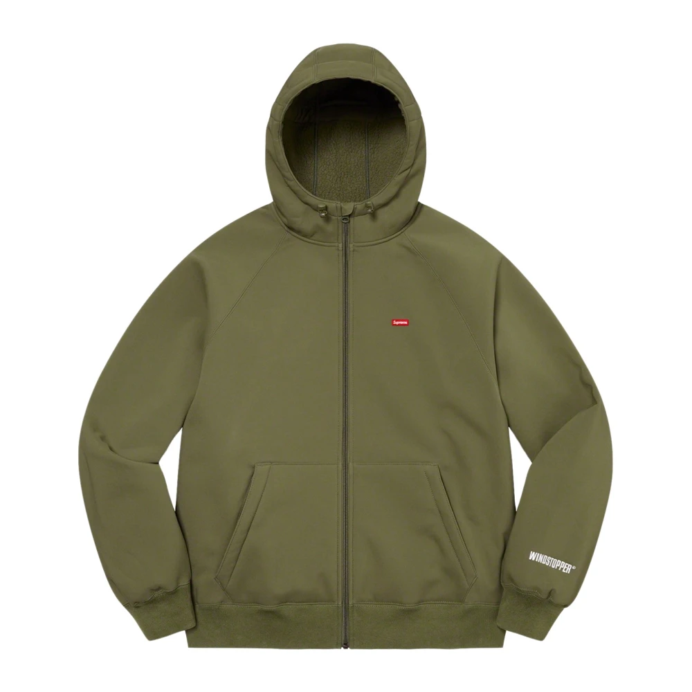 Supreme Limited Edition Windstopper Hoodie Dark Olive Green Heren