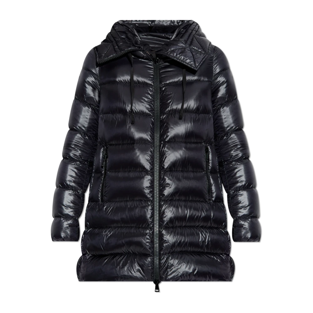 Moncler Lange Parka Jas voor Vrouwen Black Dames