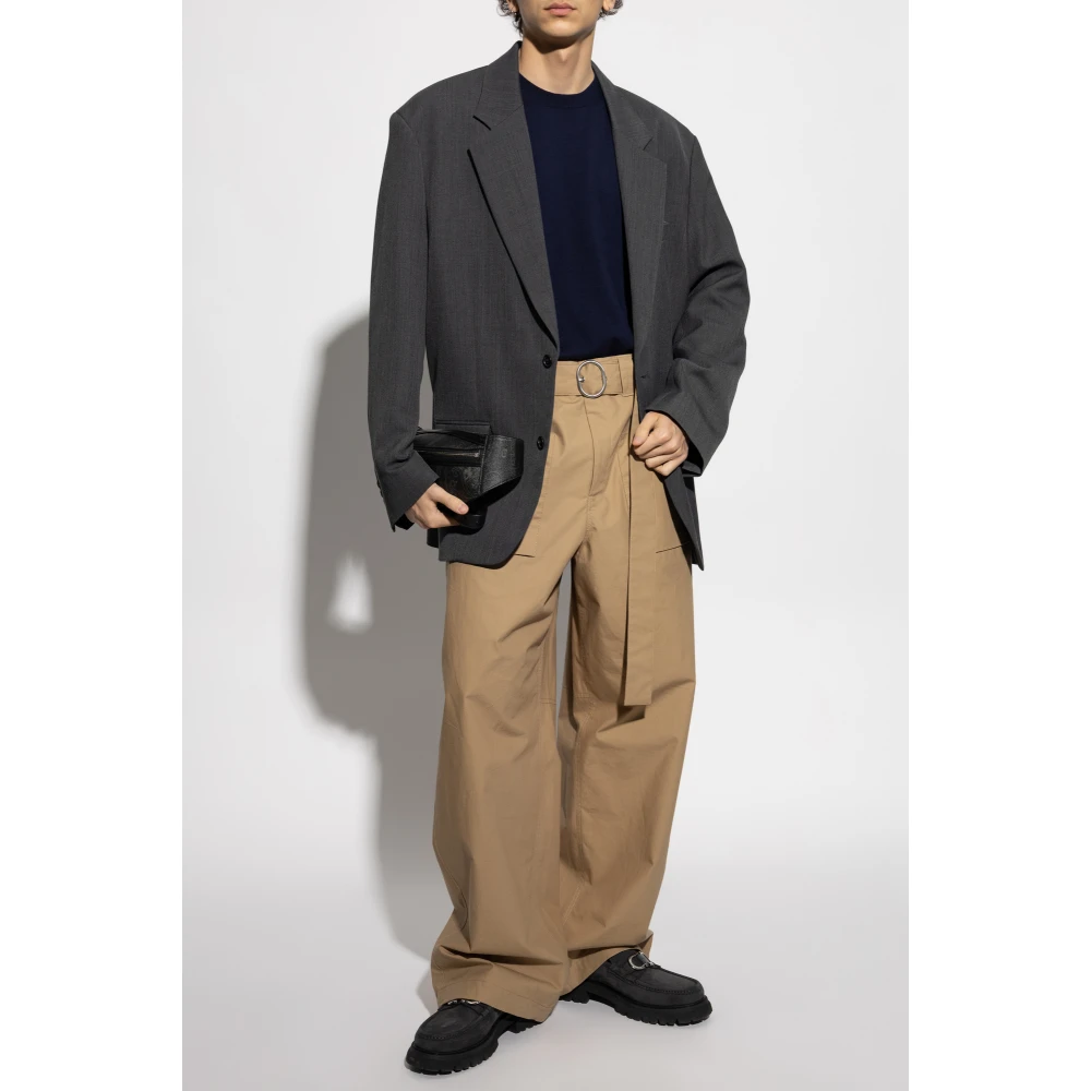 ETRO Katoenen trui met logo Blue Heren