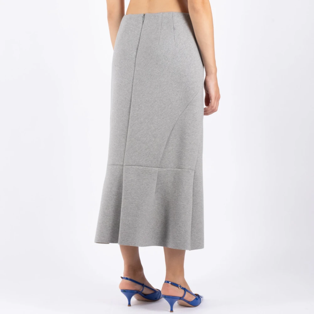 Dries Van Noten Grijze Rok Gemaakt in Portugal Gray Dames