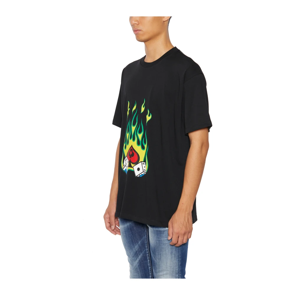 Just DON Katoenen Ronde hals T-shirt Black Heren