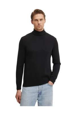 Turtleneck i 100 % merinoull