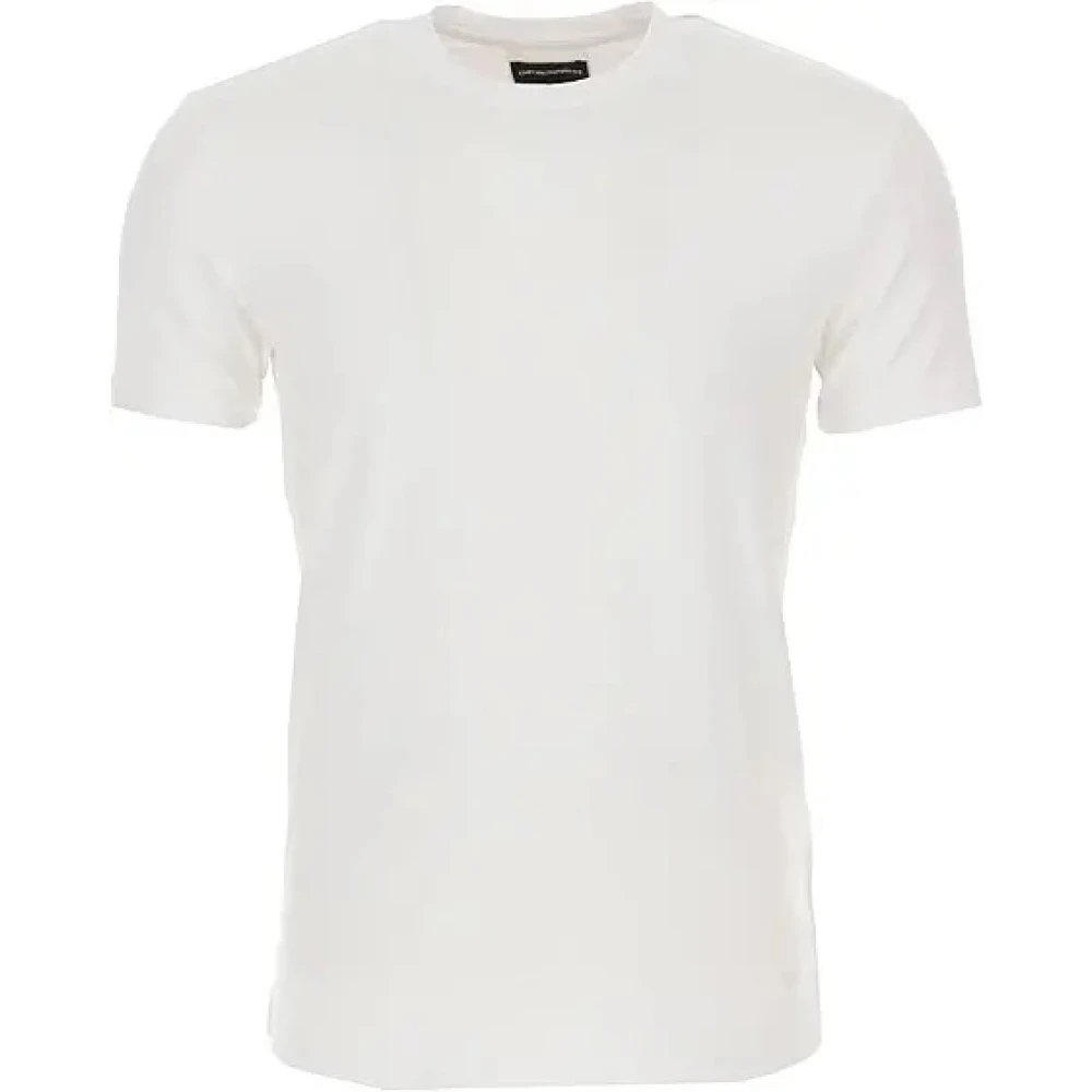 Emporio Armani Witte T-shirt en Polo Collectie White Heren