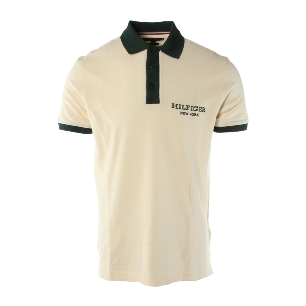 Tommy Hilfiger Men's Beige Polo For Regular Fit