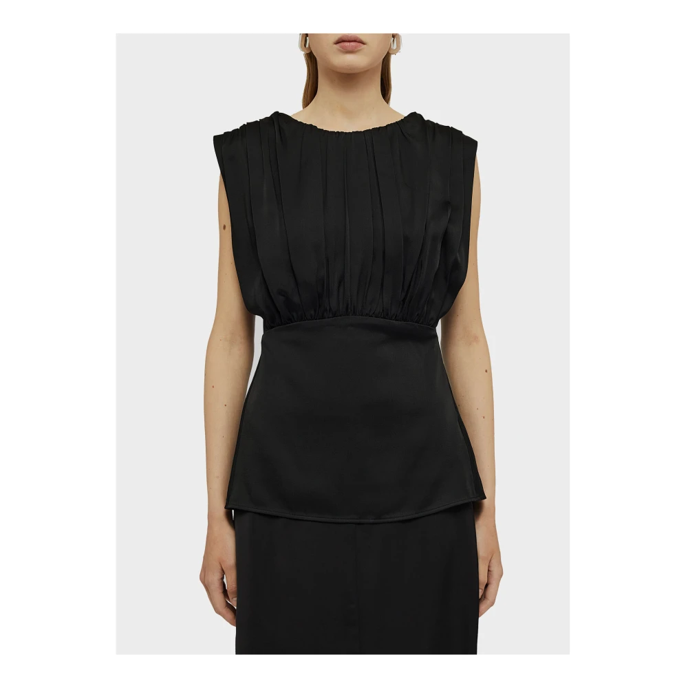 Jil Sander Stijlvolle TOP 69 Black Dames