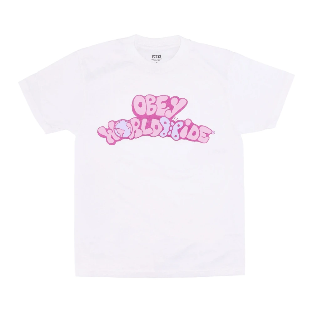Obey Klassieke Butterfly Tee Wit Heren T-Shirt White Heren