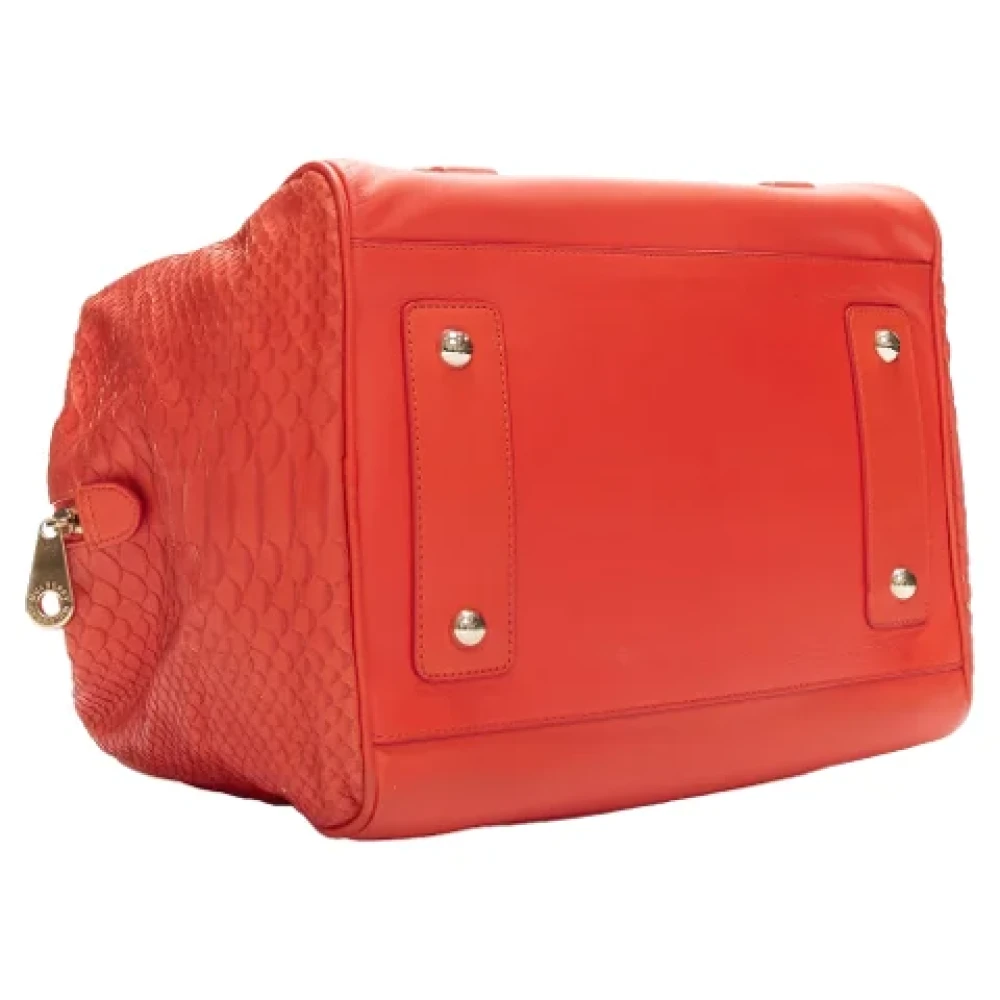 Mulberry Pre-owned Leather handbags Red Dames