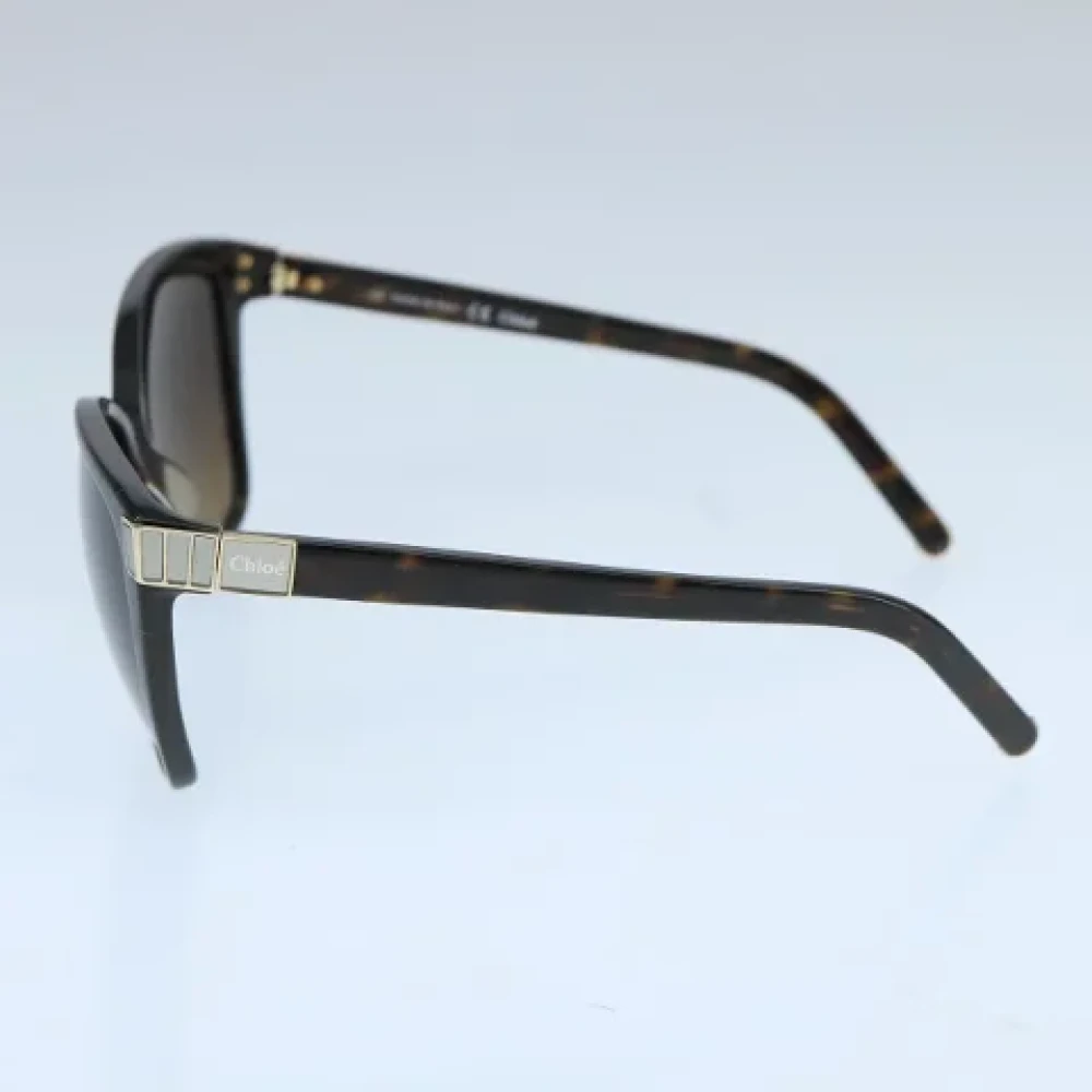 Chloé Pre-owned Plastic sunglasses Brown Dames