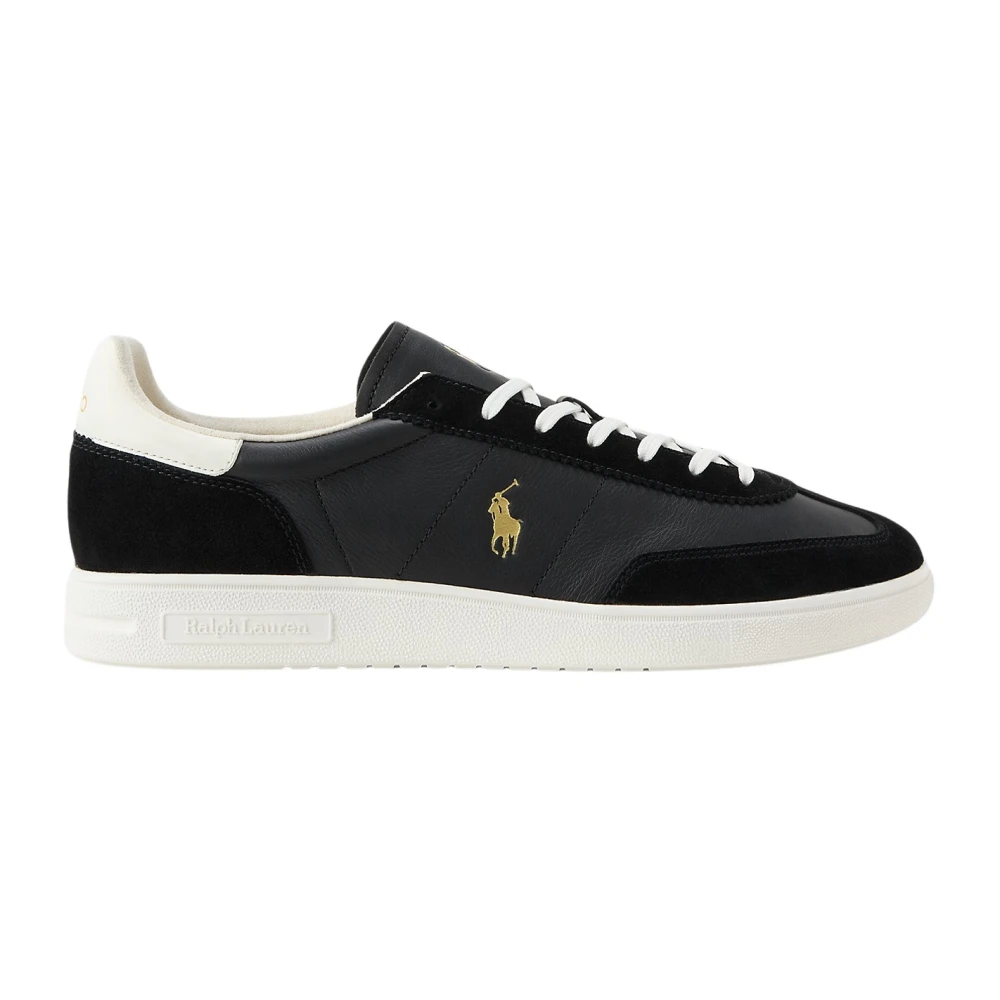 Polo Ralph Lauren Men's Black Sneakers, 9 Uk, Trainers