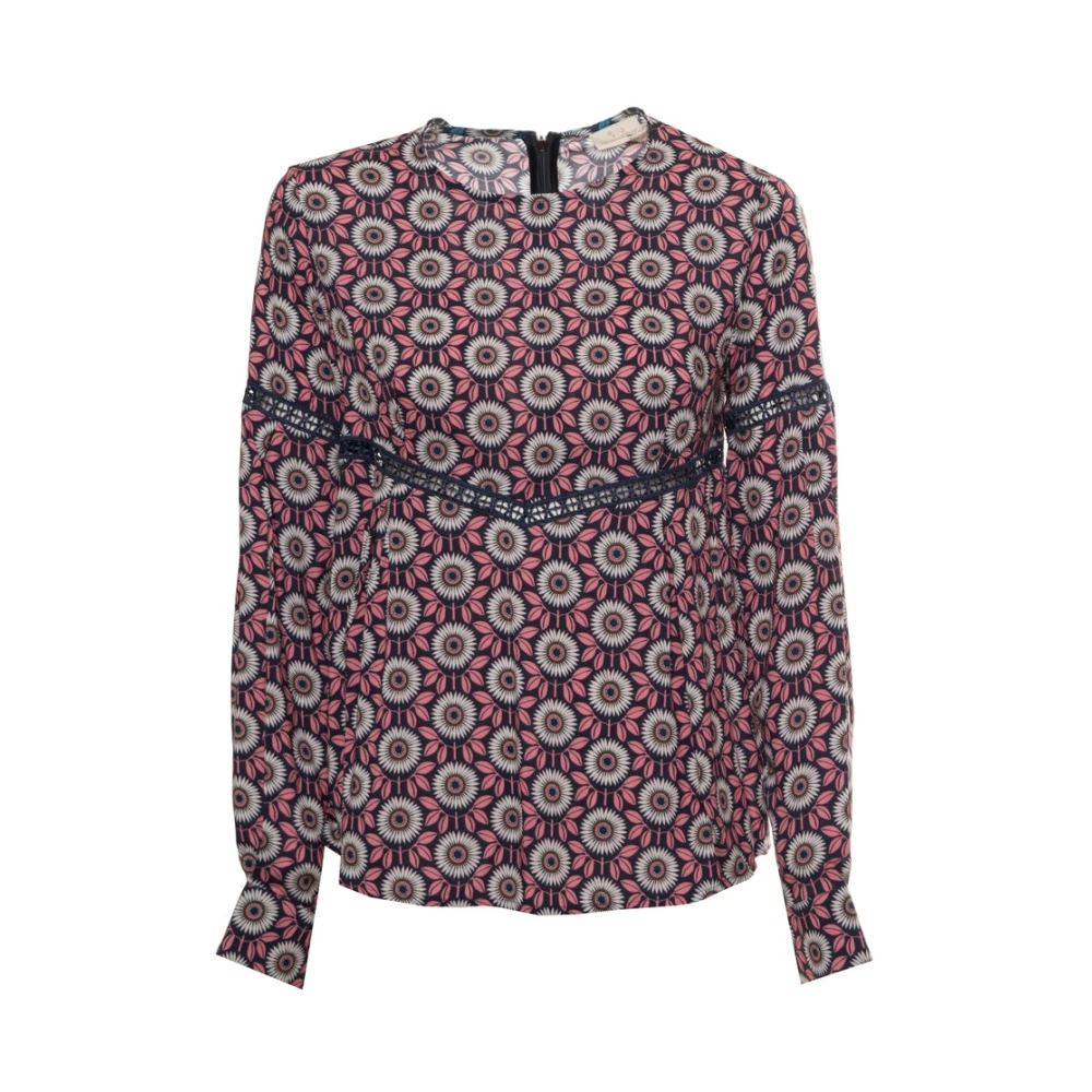 Harmont & Blaine Bloemenprint Blouse Lange Mouw Multicolor Dames