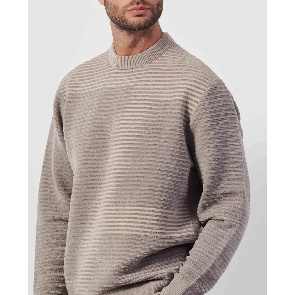 Armani Exchange Gestreepte Grijze Trui Gray Heren