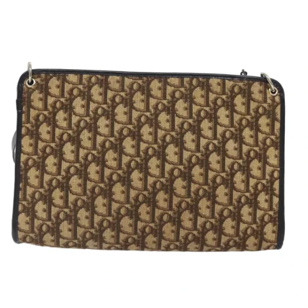 Dior Vintage Pre-owned Canvas dior-bags Brown Dames