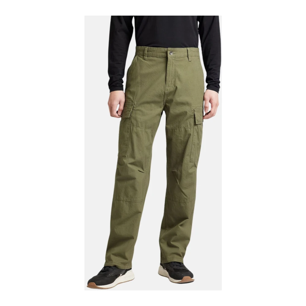 Only & Sons Casual Straight Broek Green Heren