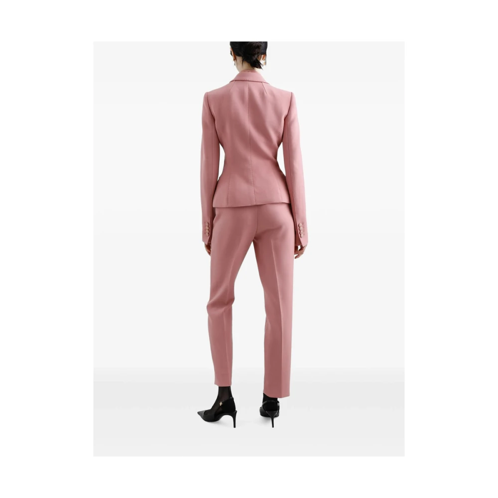 Dolce & Gabbana Roze Jas met Logoknopen Pink Dames