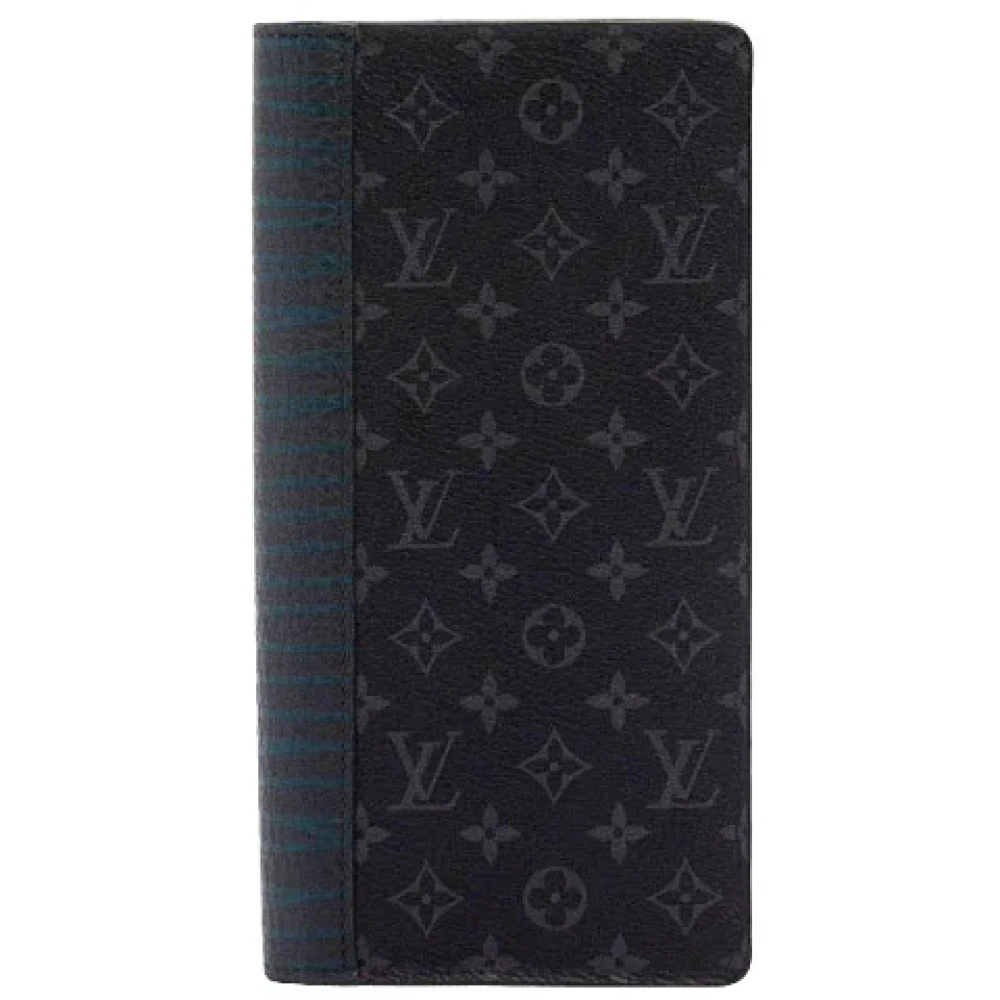 Louis Vuitton Vintage Pre-owned Canvas wallets Gray Heren