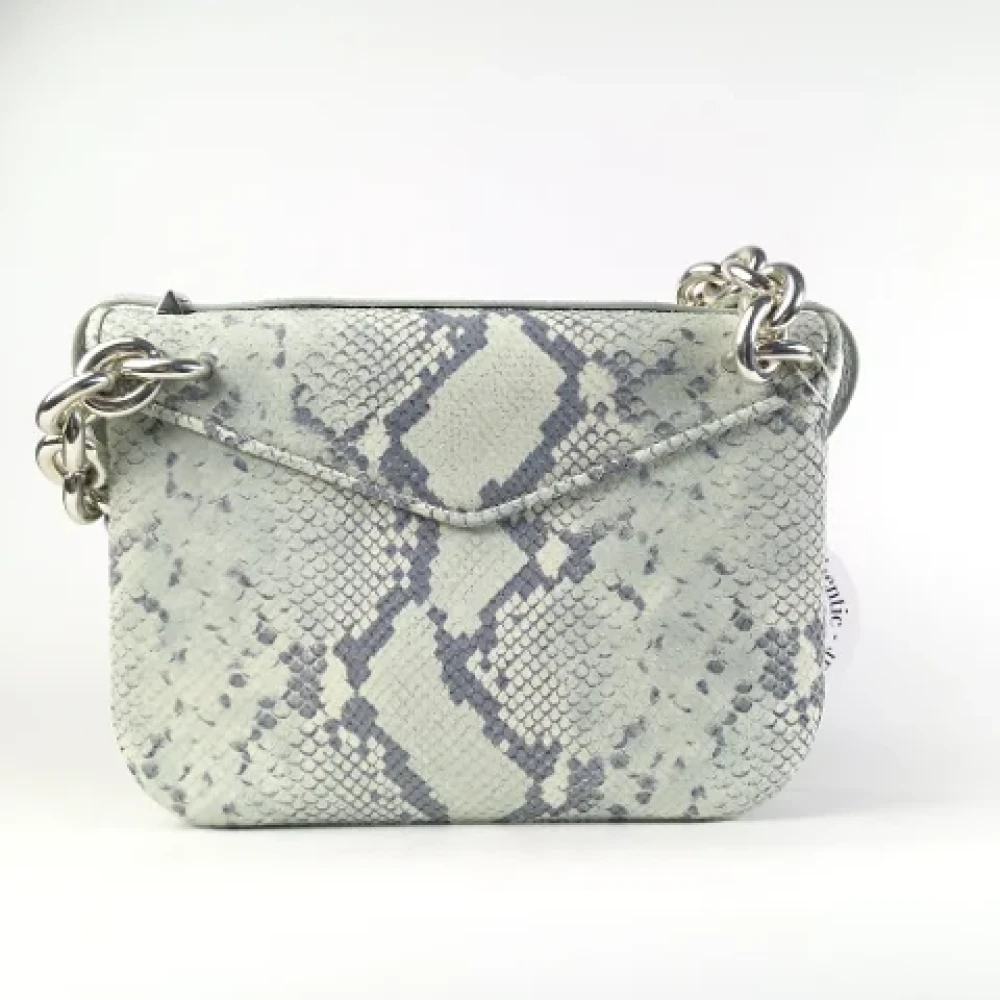 Bottega Veneta Vintage Pre-owned Leather shoulder-bags Green Dames