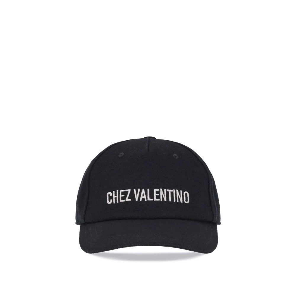 Valentino Garavani Men's Black Hats & Caps, 58 Cm, Chez Valentino Baseball Hat