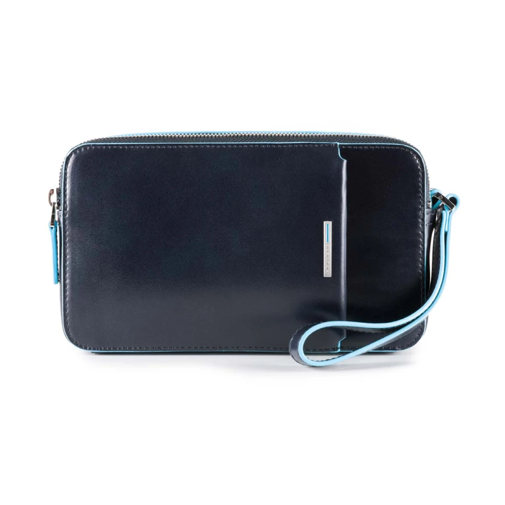 Piquadro Men's Blue Clutch With Two Dividers - Bags - One Size - Bags