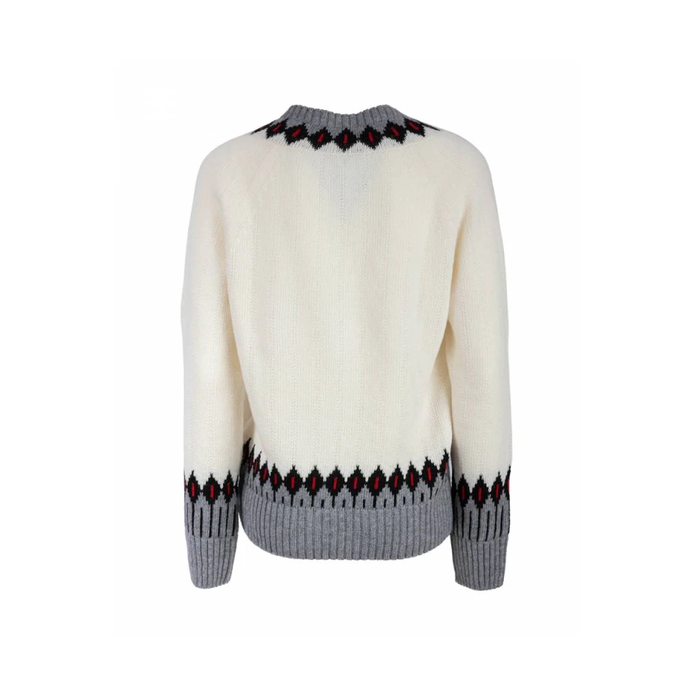 Ermanno Scervino V-hals Lange Mouw Top White Dames