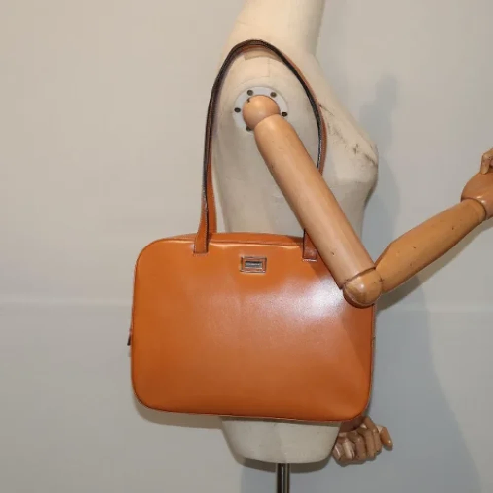 Burberry Vintage Pre-owned Leather totes Brown Dames