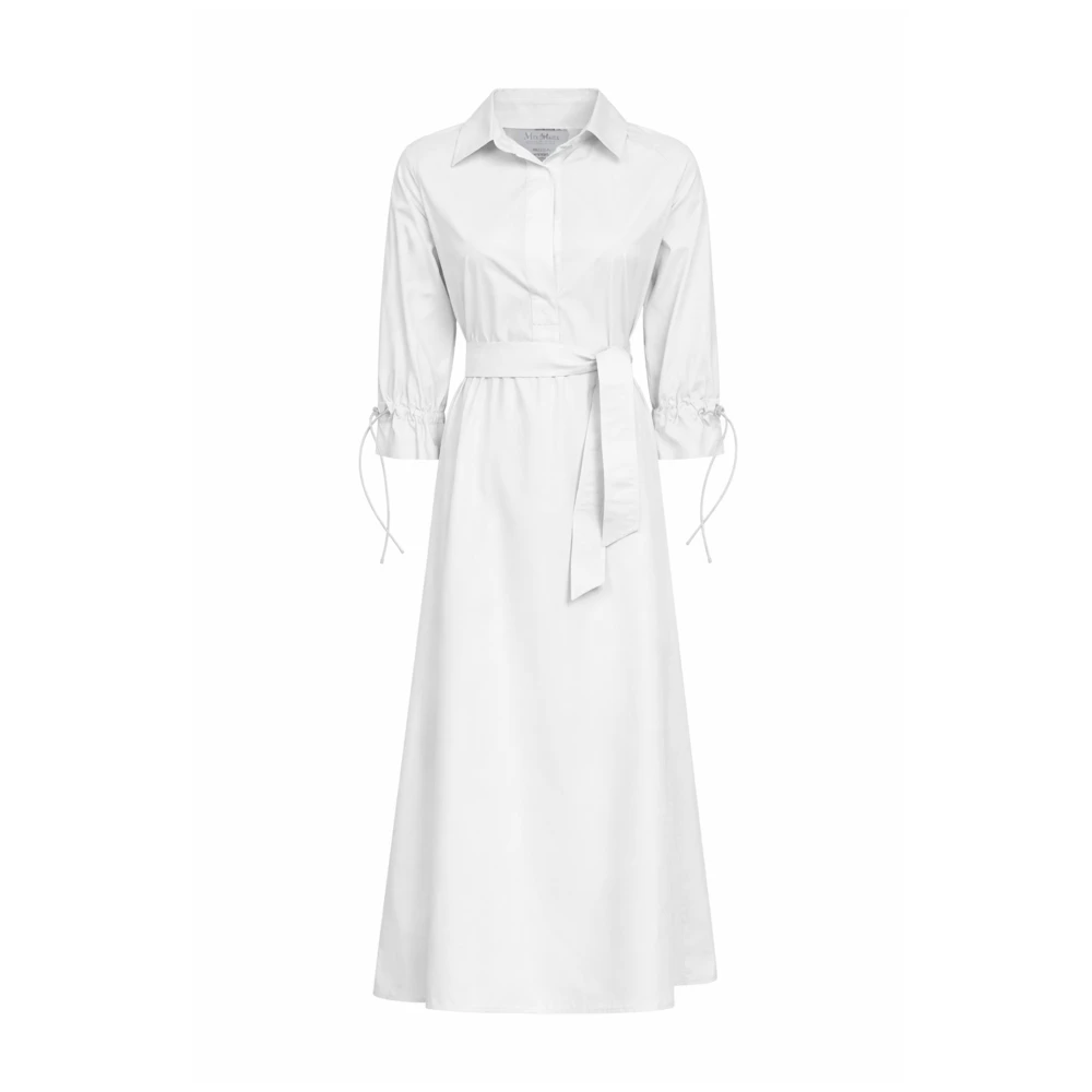 Max Mara Women's White Shirt Dresses, S, Mirto Dress