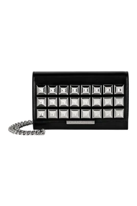 Läder Clutch med Nitar