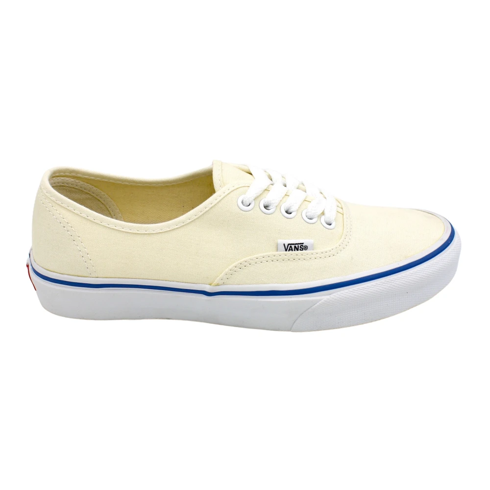Vans Canvas Veters Rubberen Zool Sneakers Heren Schoenen Wit