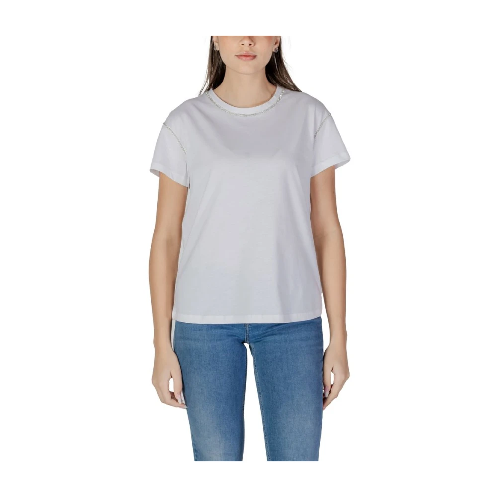 Liu Jo Women's White Ecs Moda M/C Wa5148j4893 T-Shirt