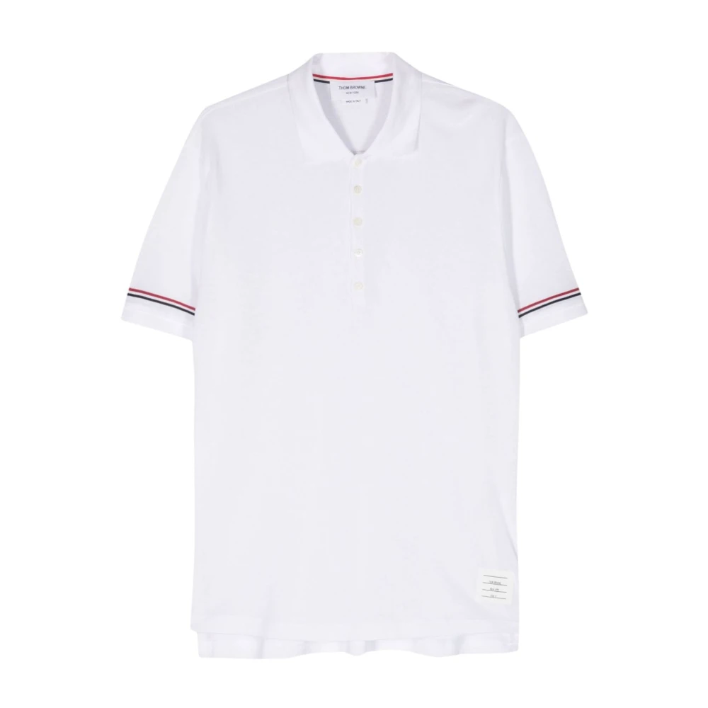 Thom Browne Polo Shirts White Heren