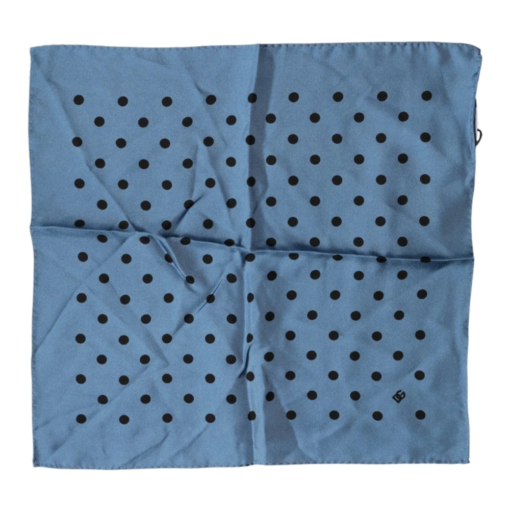 Dolce & Gabbana Men's Blue Handkerchiefs, One Size, Handkerchief Pocket