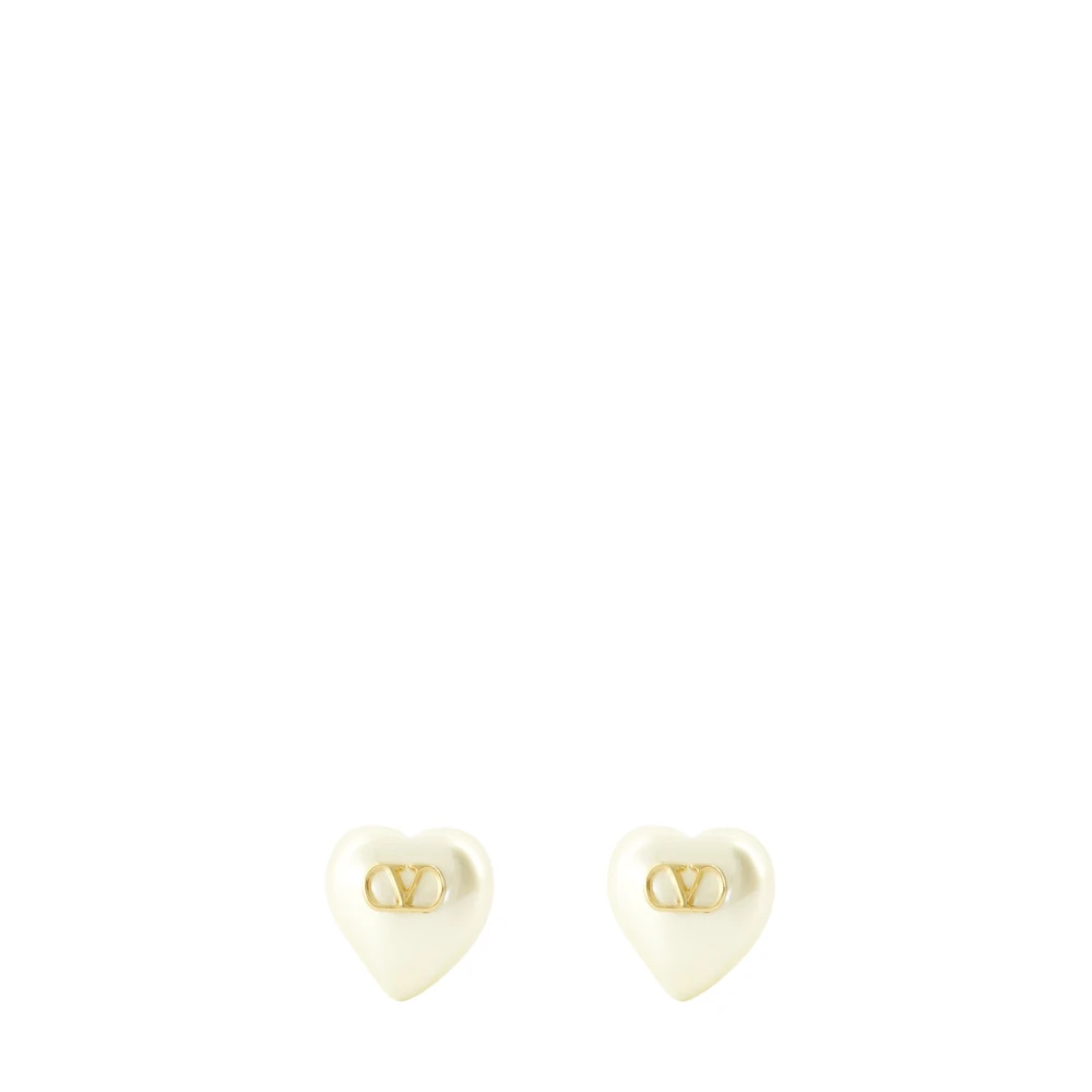 Valentino Garavani Yellow Earrings, Female, One Size, Vlogo Signature Earrings