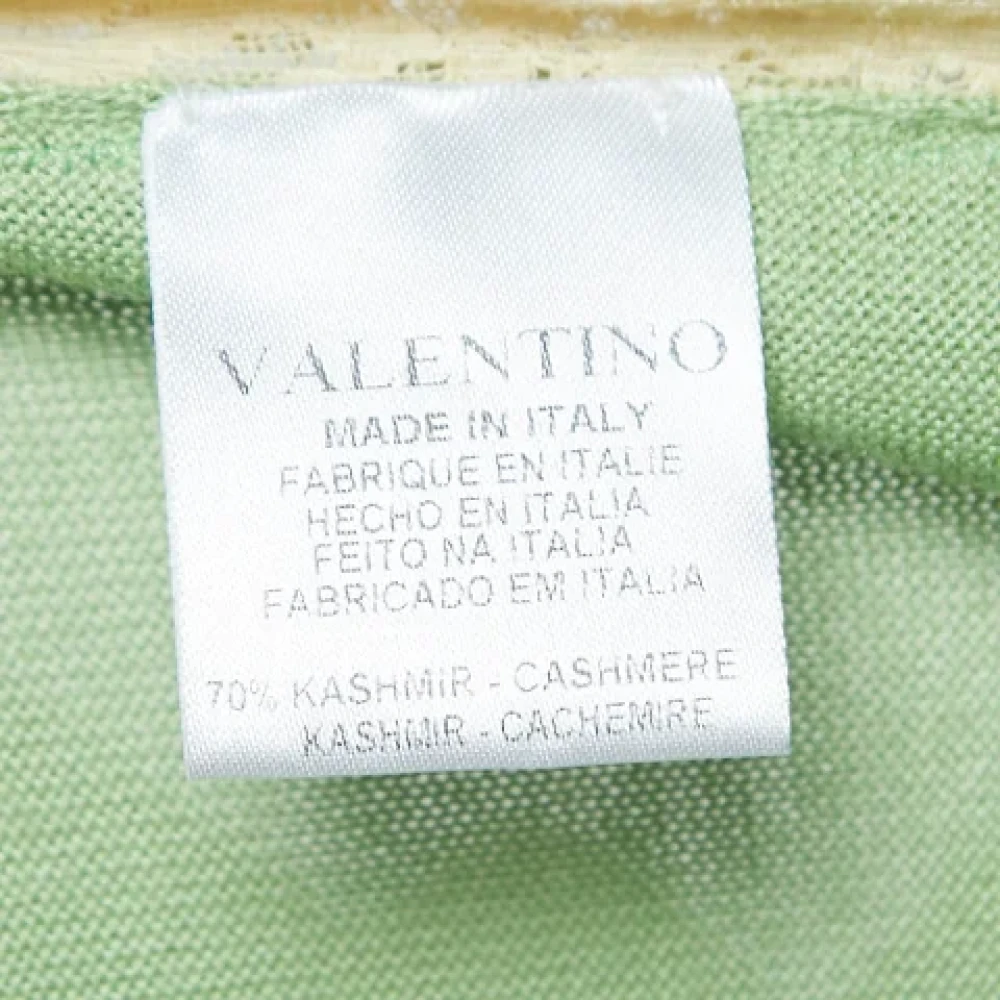 Valentino Vintage Pre-owned Cashmere tops Green Dames