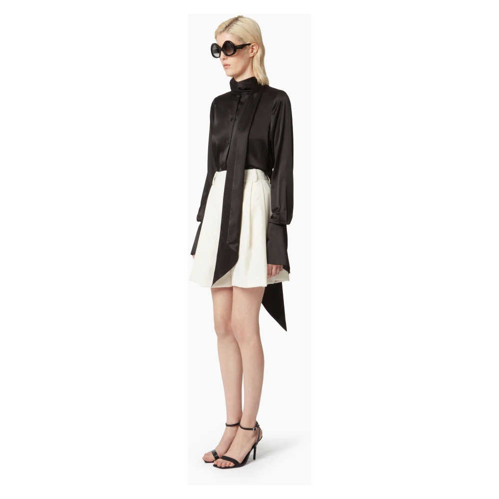 Nina Ricci Satin Lavaliere Black Dames