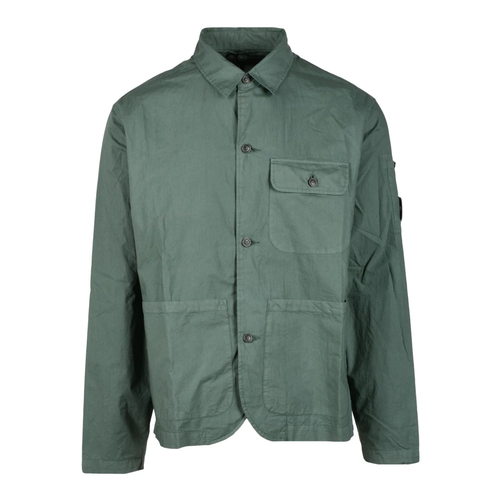 C.P. Company Katoenen Overhemd Green Heren
