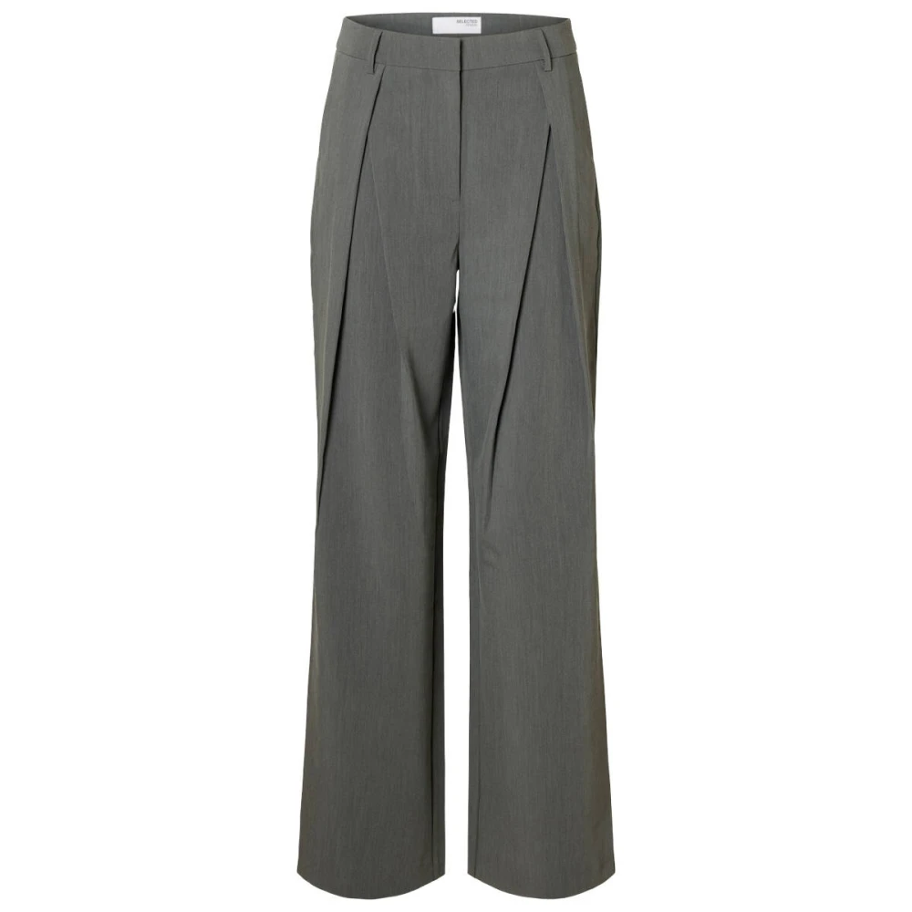 Selected Femme Blake High Waist Broek Gray Dames