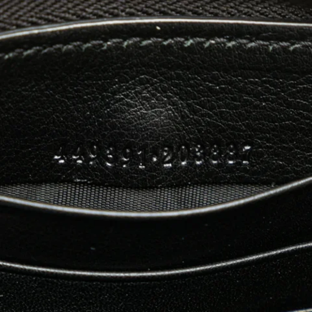 Gucci Vintage Pre-owned Leather wallets Black Dames